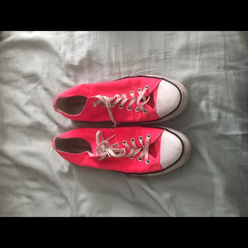Pink Converse (size 12)